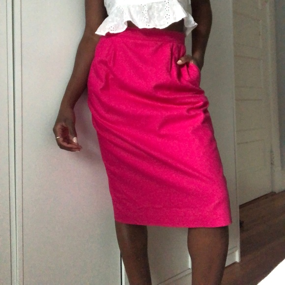 Vintage 100% Silk Matching Skirt Suit Set - Picture 6 of 15